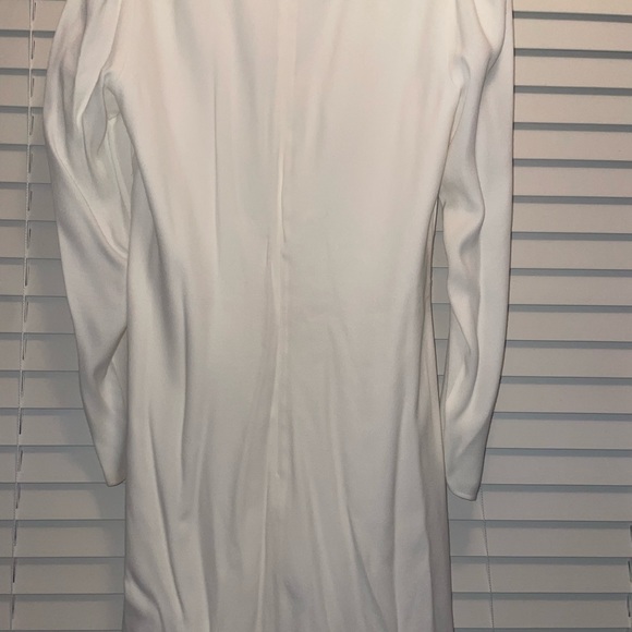 White Longsleeve Reformation Dress Size 8 - Picture 8 of 10